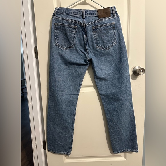 Vintage Calvin Klein Jeans Women's Straight Leg in Blue - Picture 2 of 7